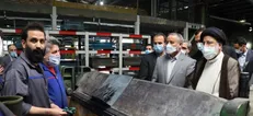 رئیس‌جمهور از یک واحد تولید لوازم خانگی استان سمنان بازدید کرد