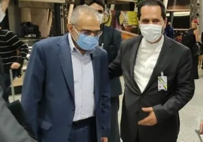 معاون پارلمانی رئیس جمهور جهت شرکت در مراسم تحلیف داسیلوا وارد برازیلیا شد