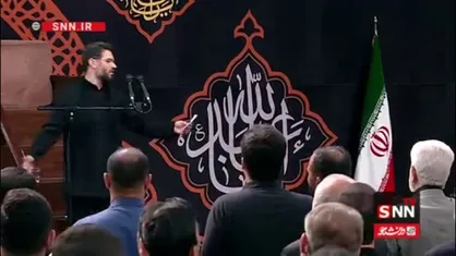 لحظاتی از مداحی آقای میثم مطیعی در مراسم عزاداری سید و سالار شهیدان(علیه&zwnj;السلام) در حسینیه امام خمینی(ره)