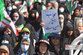 راهپیمایی بانوان فاطمی در شیراز