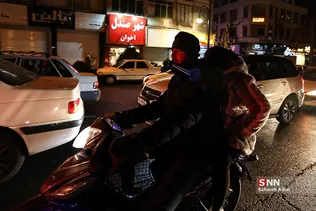 شادی مردم تهران پس از صعود تیم ملی فوتبال به جام جهانی