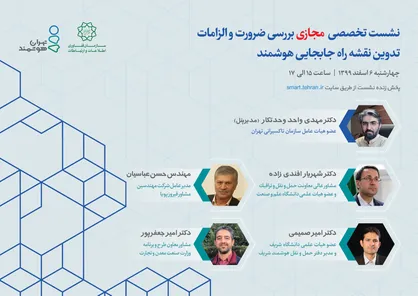 برگزاری نشست تخصصی مجازی &laquo;بررسی ضرورت و الزامات تدوین نقشه&zwnj;راه جابجایی هوشمند&raquo;