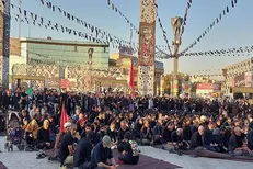 آغاز پیاده روی جاماندگان اربعین در پایتخت/ لبیک یاحسین در میدان امام حسین تهران طنین‌انداز شد