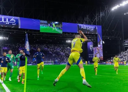 پیروزی بزرگ النصر مقابل الهلال در شب دبل کریستیانو رونالدو