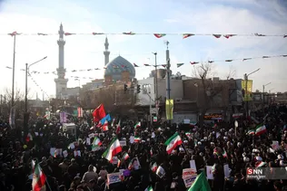 راهپیمایی مردم شریف شهر مقدس قم