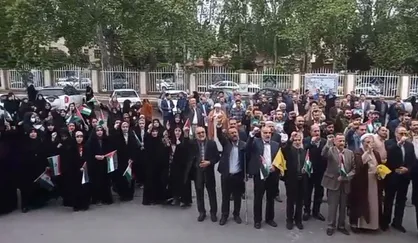 تجمع دانشگاهیان گرگان در محکومیت جنایات صهیونیست&zwnj;ها در غزه+فیلم