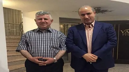 دیدار روسای فدراسیون فوتبال ایران و عراق