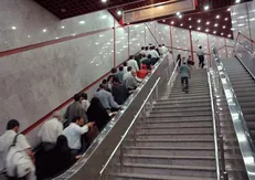 حادثه صبح شنبه در مترو به علت تغییر جهت پله برقی نبود