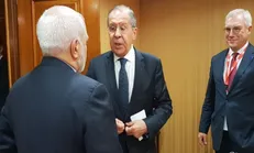 گفتگوی ظریف و لاوروف در رم