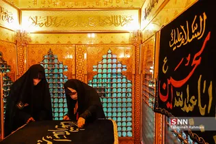 خانم کاظمی خادم افتخاری امامزاده الوالحسن(ع) شهرستان ری است. صحن داخل ضریح امامزاده به مناسبت های مختلف با حضور خادمین سیاهپوش می شود.
