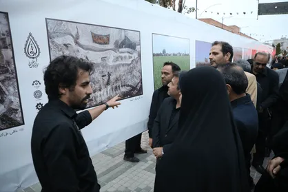برپایی نمایشگاه سومین سوگواره عکس سقا در اردبیل