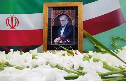 احترام به شهید هسته&zwnj;ای در ورزشگاه شهید سلیمانی+عکس