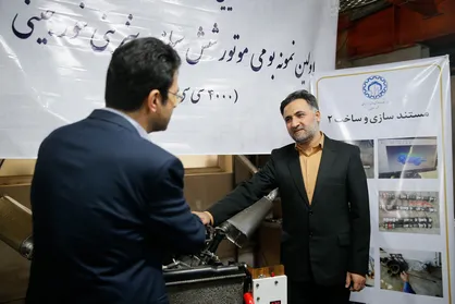نخستین &laquo;موتور شش سیلندر بنزینی&raquo; ایران&zwnj;ساخت رونمایی شد