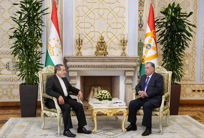 دیدار عراقچی با رئیس&zwnj;جمهور تاجیکستان