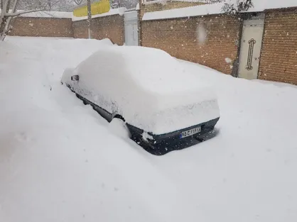 ارتفاع برف در اسدآباد همدان به ۵۰ سانتی&zwnj;متر افزایش یافت