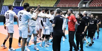پیروزی والیبال ایران مقابل قطر در دیداری دوستانه