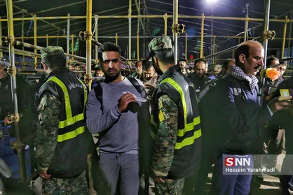 حضور زائران اربعین حسینی در مرز مهران