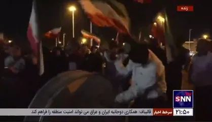 حضور پرشور مردم در استقبال تیم ملی فوتبال