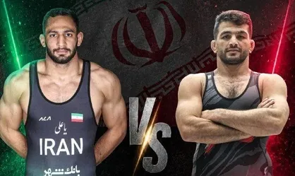 پخش زنده کشتی حسن یزدانی و امیر علی آذرپیرا