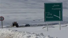 جاده پونل به خلخال مسدود شد