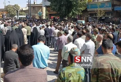 برگزاری مراسم تشییع پیکر شهید &laquo;غلامرضا بامَدی&raquo; در سنندج