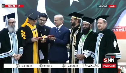پزشکیان در پاکستان دکترای افتخاری جراحی قلب را دریافت کرد+فیلم