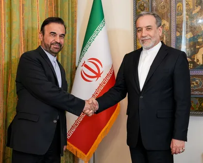 دیدار نماینده جدید جمهوری اسلامی ایران نزد دفتر سازمان ملل متحد در وین با عراقچی