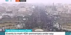 تی‌آرتی: راهپیمایی ایرانی‌ها در گرامیداشت انقلابی که چهره خاورمیانه را تغییر داد