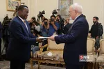 دیدار و رونوشت استوار نامه سفیر جدید آفریقای جنوبی با محمد جواد ظریف