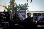 تجمع  دانشجویان مقابل سفارت آلمان