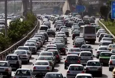ترافیک در ۵ محور خروجی تهران سنگین است