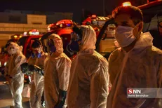 جهادگران قزوینی معابر شهر را ضد عفونی کردند
