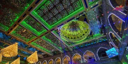اعتاب مقدسه عراق آذین&zwnj;بندی شدند +عکس
