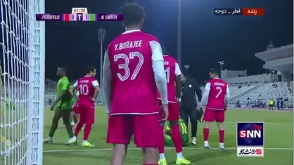 خلاصه نیمه دوم بازی فوتبال پرسپولیس _ الشرطه