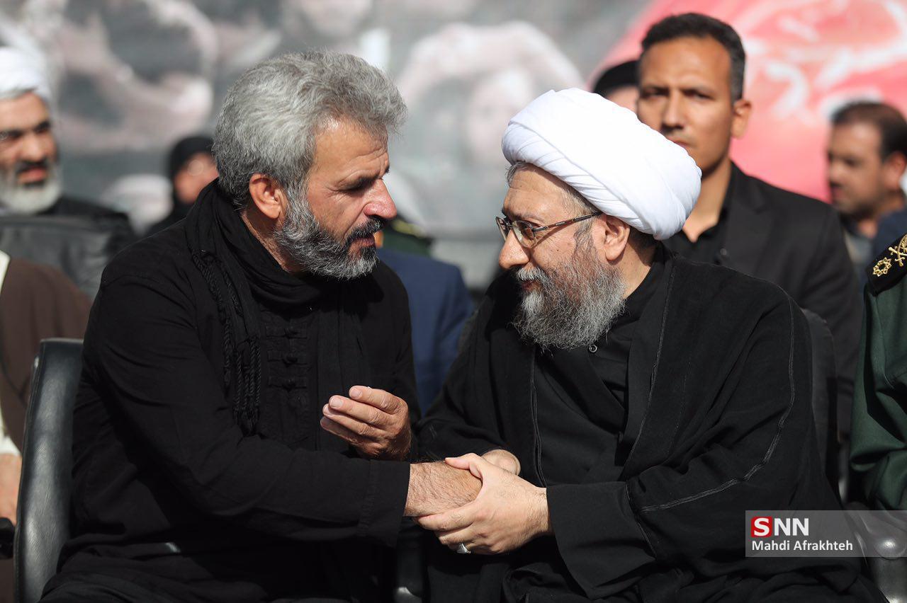 حضور آیت الله آملی لاریجانی رئیس قوه قضائیه 