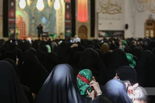 مراسم شیرخوارگان حسینی در حرم حضرت معصومه (س)