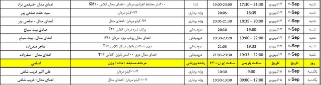 برنامه نمایندگان ایران