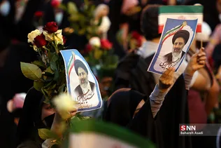 جشن پیروزی ابراهیم رئیسی در انتخابات ریاست جمهوری