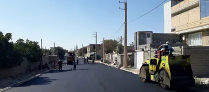 اتمام عملیات آسفالت معابر روستای چشمه&zwnj;کبود ایلام