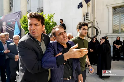 تشییع پیکر قاضی شهید &laquo;احسان باقری&raquo; در شیراز