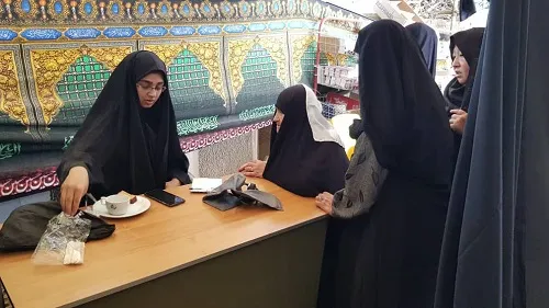 خدمت رسانی دانشجویان علوم پزشکی اهواز به زوار حسینی