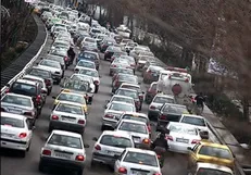 ترافیک نیمه‌سنگین در آزادراه کرج ـ قزوین