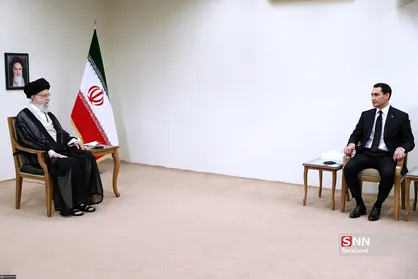دیدار رئیس&zwnj;جمهور ترکمنستان با رهبر انقلاب