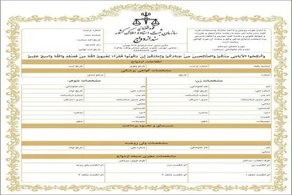 وضعیت شروط ضمن عقد با تک برگی شدن سند ازدواج