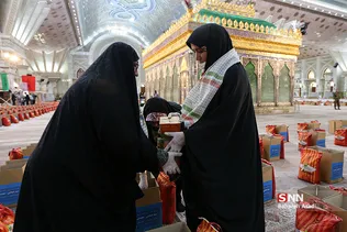 مرحله دوم رزمایش مومنانه در حرم امام خمینی (ره)