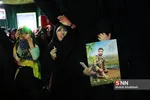 وداع با پیکر شهیدمدافع‎حرم محمدابراهیم رشید 
