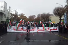 راهپیمایی مردم زنجان در محکومیت حمله تروریستی کرمان+فیلم