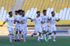 تساوی تیم ملی فوتبال امید مقابل سپاهان