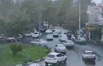 بارش باران پاییزی در ایلام