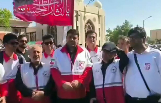 هلال‌احمر با آمادگی کامل پوشش امدادی مراسم تشییع رهبر شهید انقلاب را در نجف بر عهده دارد